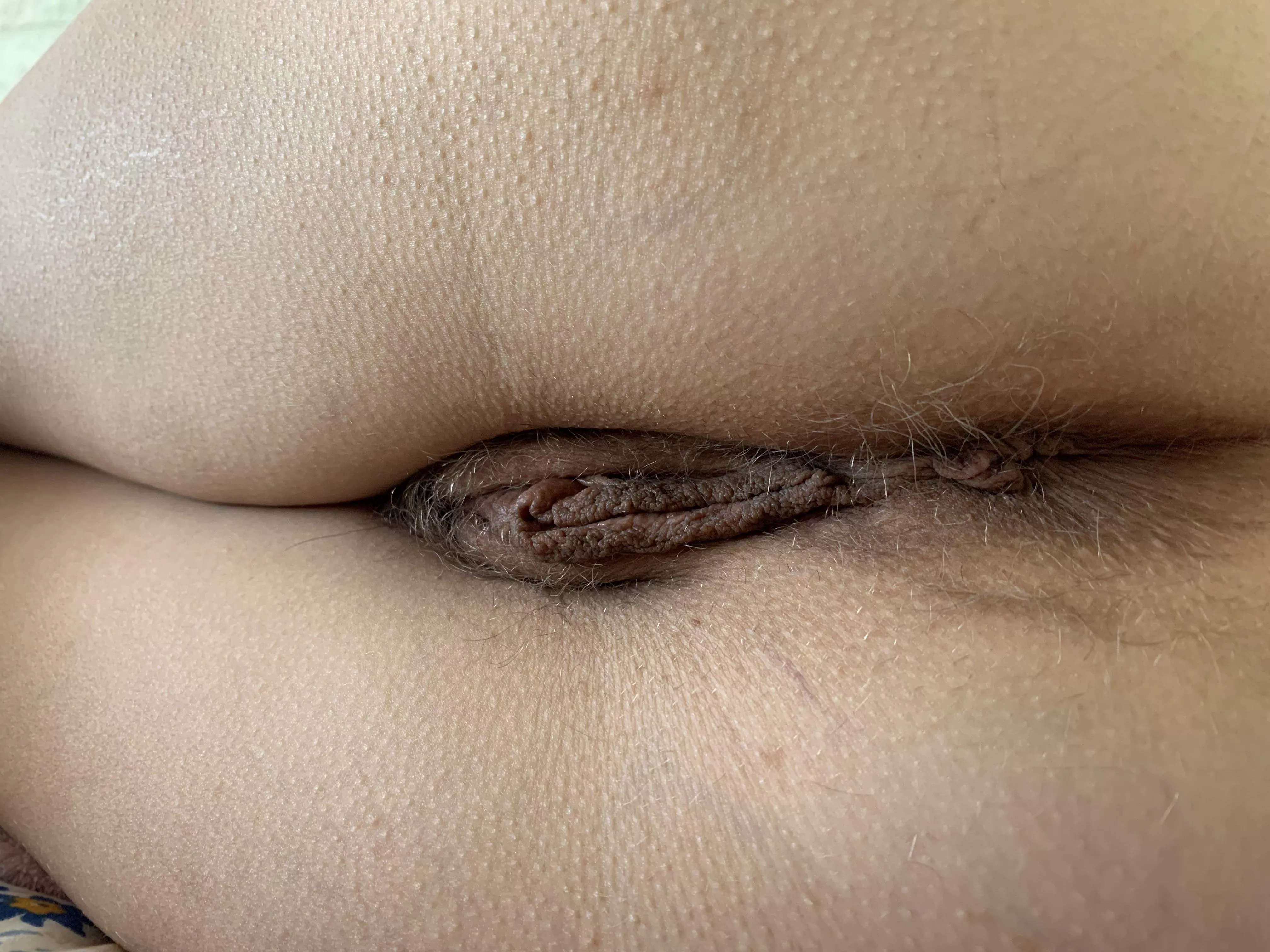 Side shot of my hairy pussy. Side shot of my hairy pussy.