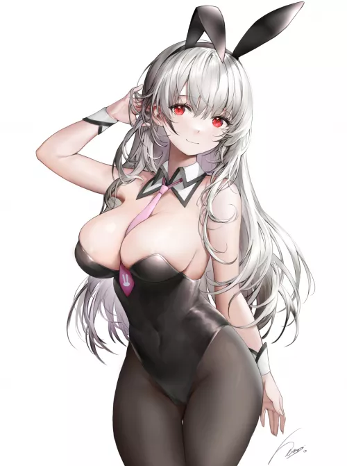 Silver Bunny Girl