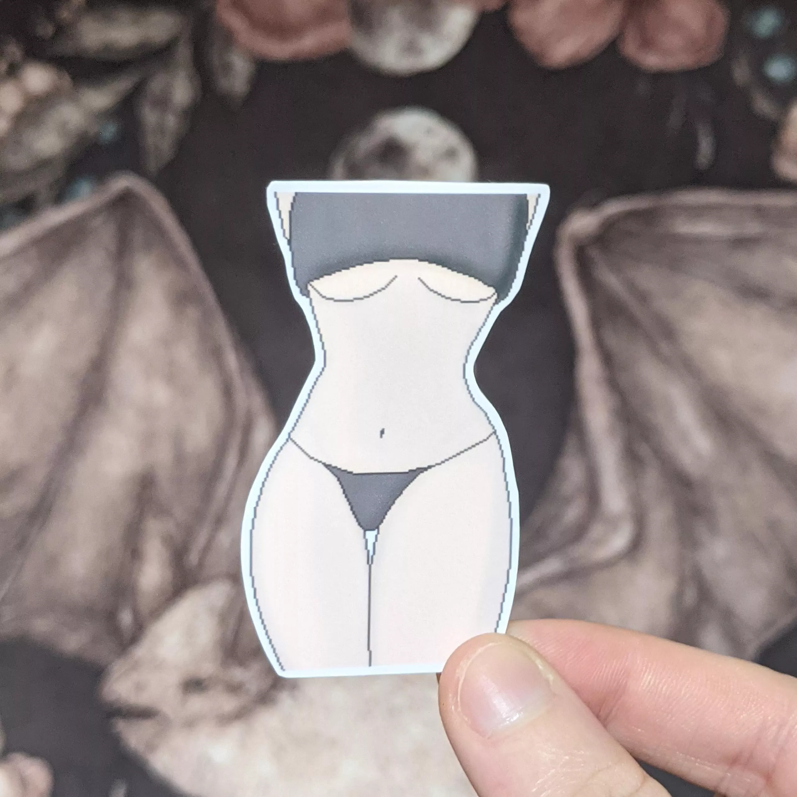 Since you liked my other pixel booty sticker, here's the first one I made!