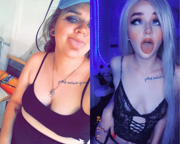 Since yuo all enjoyed my 1 year transformation I thought I would post the 2 year I think m becoming more ditsy and pretty, now I just cant wait to fill up my tits and booty