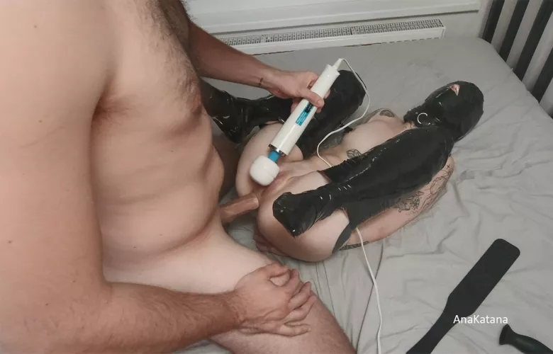 Sir taking his little fucktoy however he pleases, not much I can do about it, is there? [F][M]