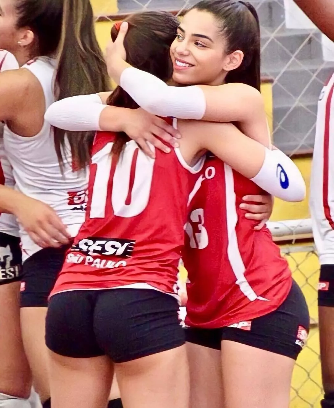 Sisterly hug Sisterly hug