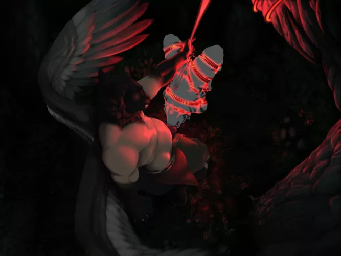 Sitri teaching one of his devoted followers a valuable lesson (CyanBLuric)