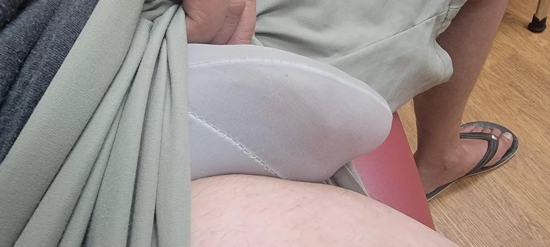 Sitting in the doctor's office like