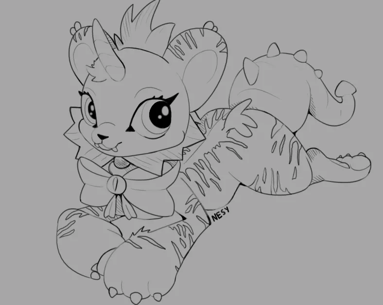 Sketch by me uwu