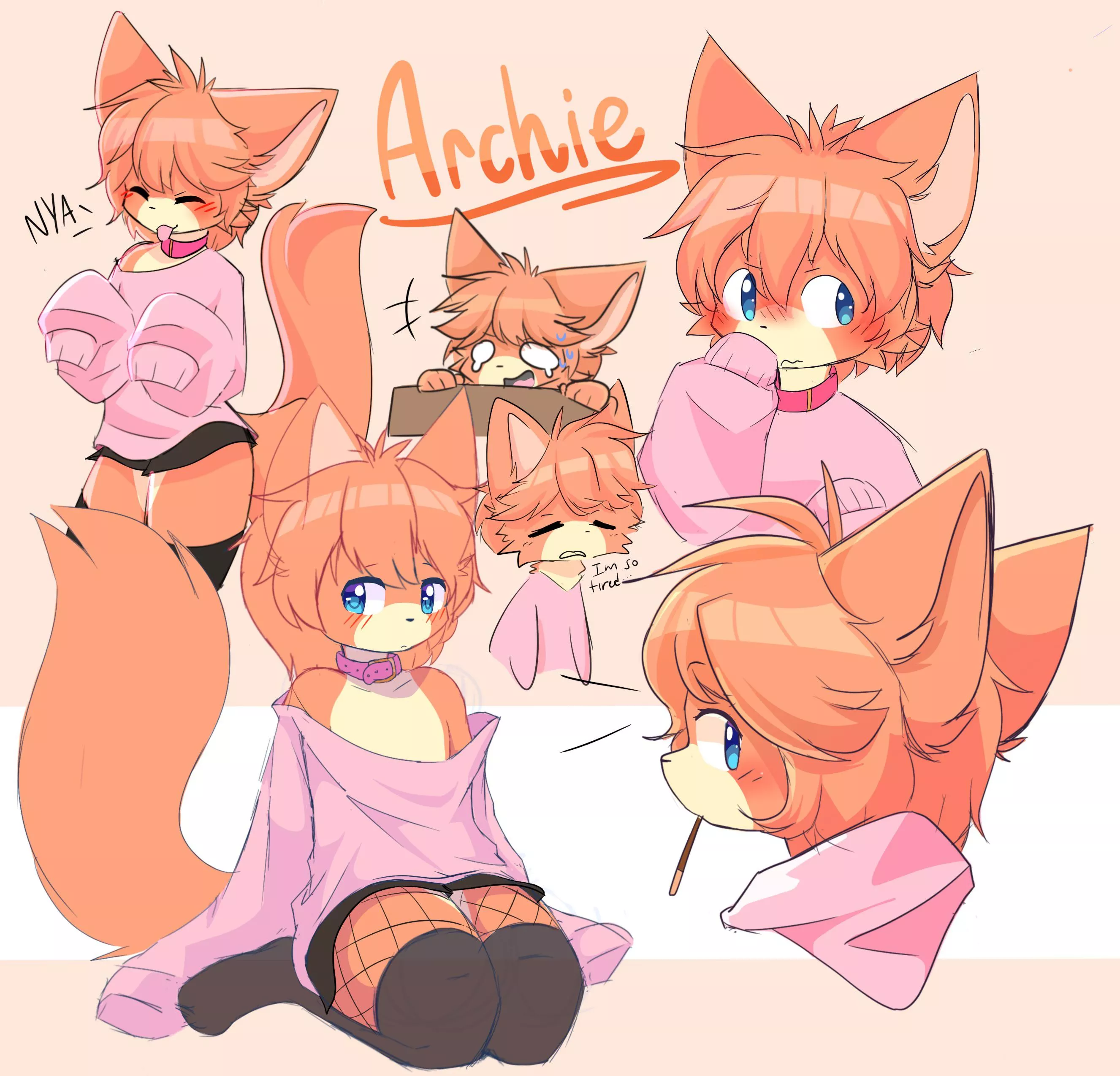 Sketch page ! (Art by me, @arkiuvu on twitter)