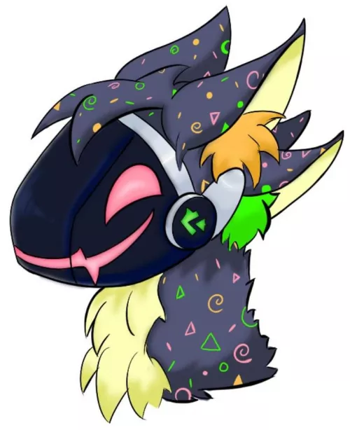 SLIGHT REDESIGN OF MY PROTOGEN OC. His new fur pattern is based on old arcade carpet lol! Someday I hope to make him into a vtuber model for twitch streaming! Still haven't came up with a name for him somehow tho lol.... he's a tigershark btw