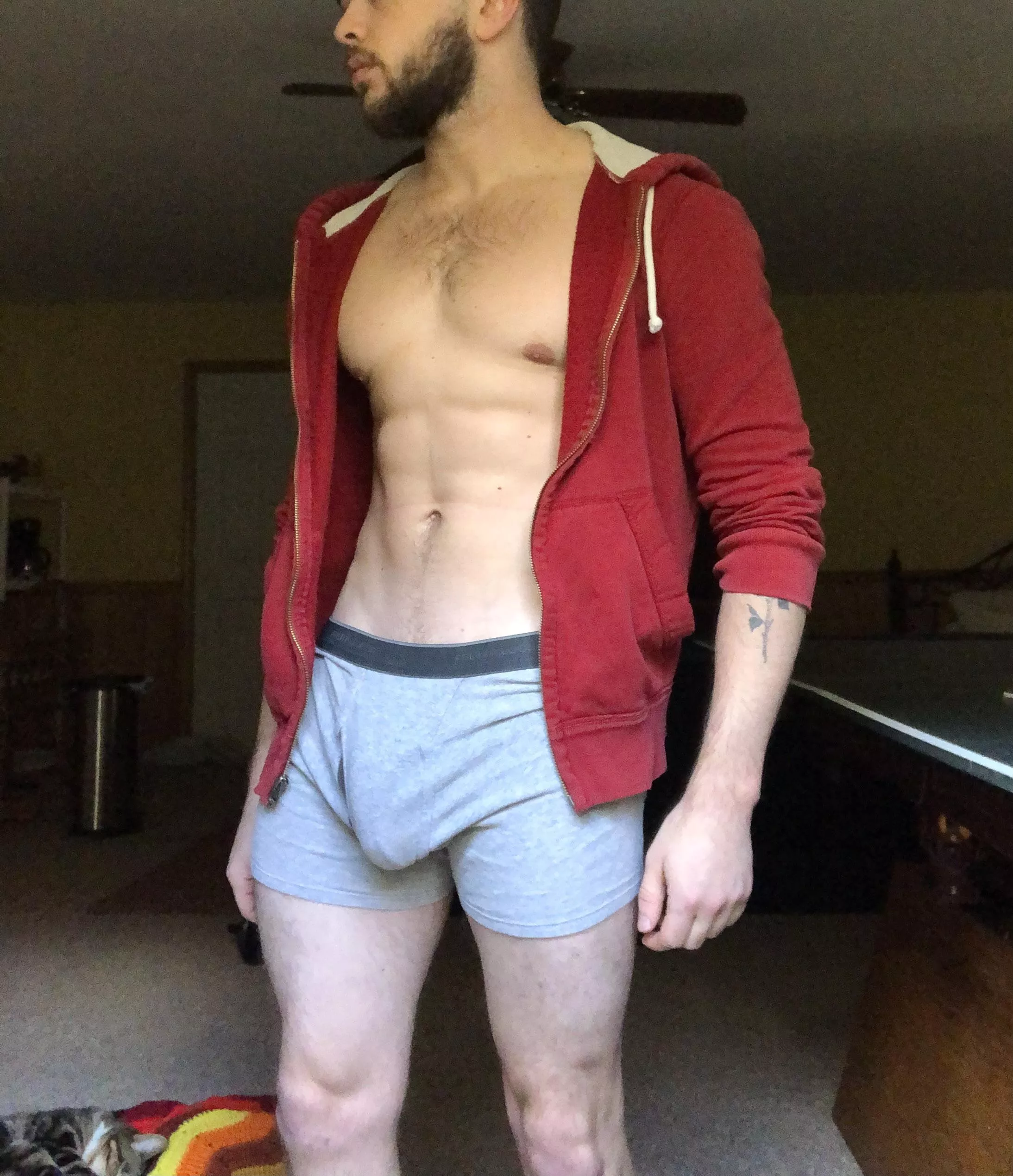 Slightly visible bulge