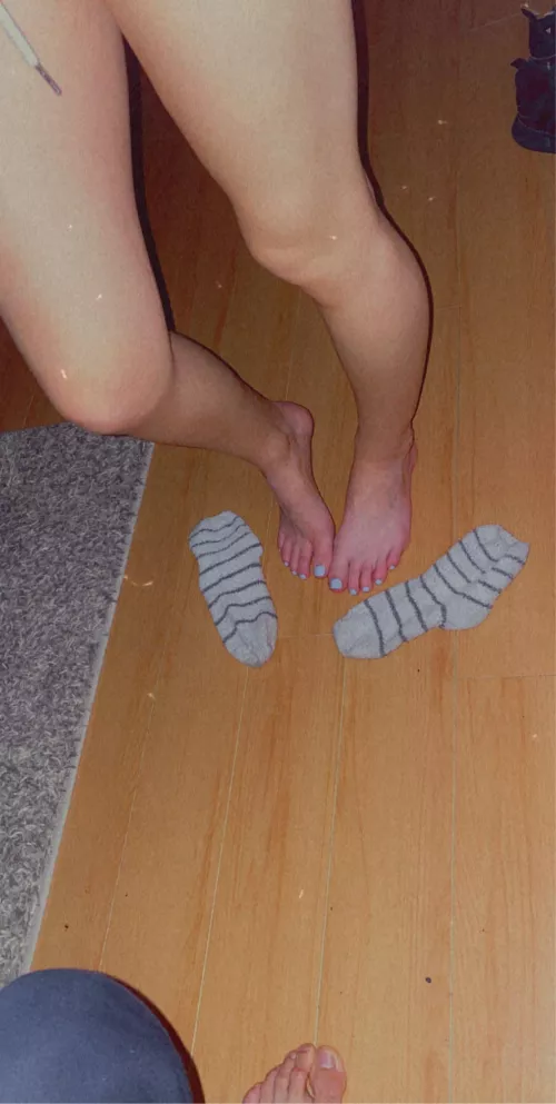 slipped out of my socks