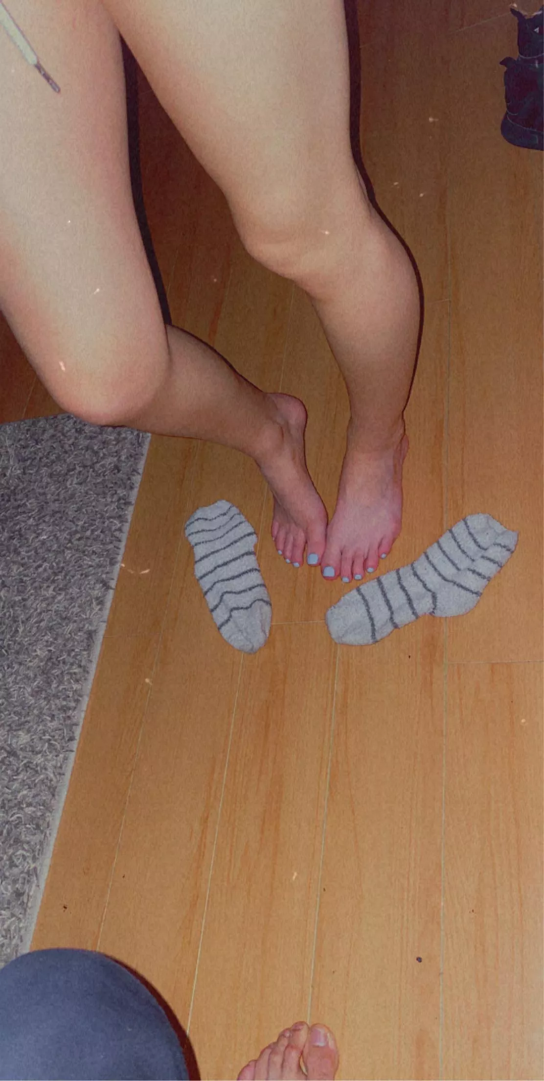 slipped out of my socks