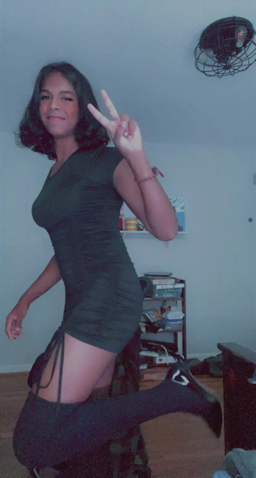 Slowly learning to walk in heels…