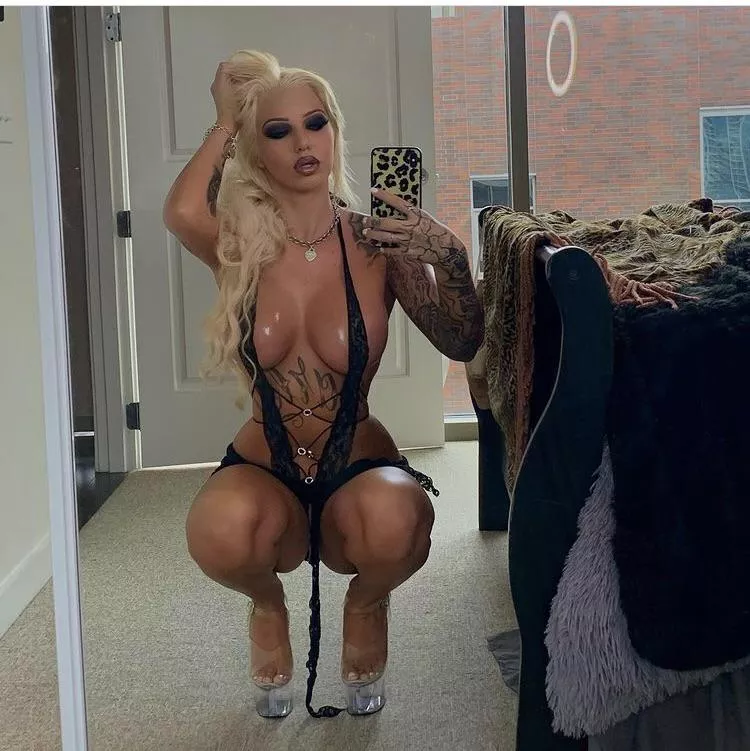 Small chested, but incredible hot bimbo. Small chested, but incredible hot bimbo.