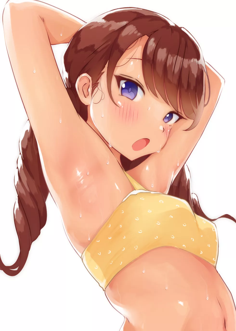 Small girl, big armpits Small girl, big armpits