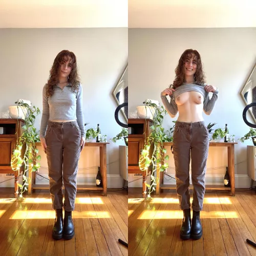 Small girl, big boots Small girl, big boots