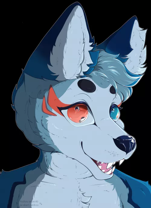 smiley boy headshot commission! [OC]