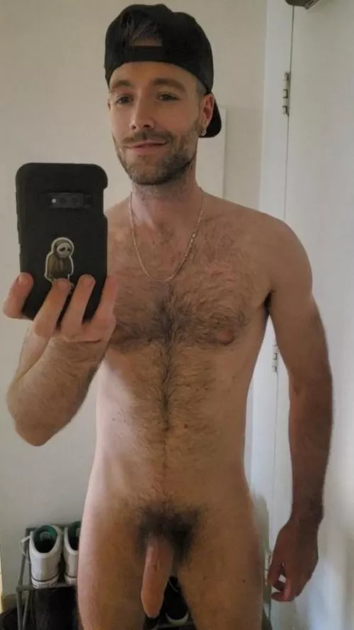 Smilin' cause I get to be naked all week