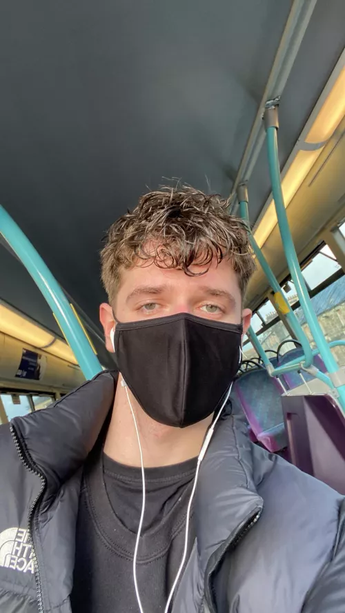 Smiling at you (with mask on) Smiling at you (with mask on)