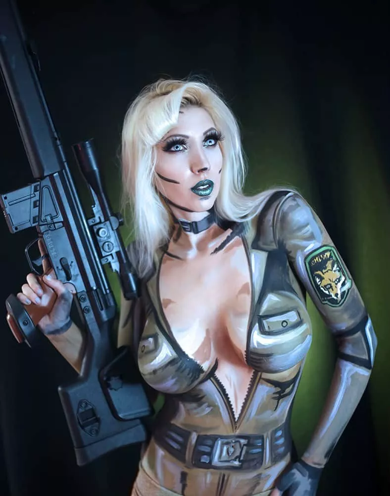 sniper wolf body paint by intraventus.