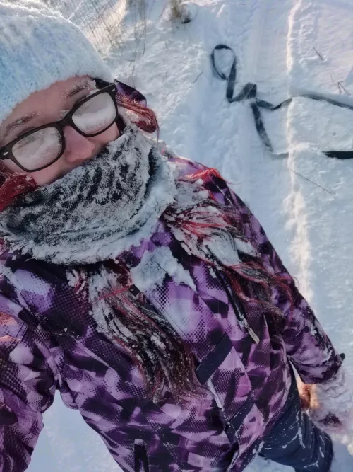 Snow time is a fun time 🤣🤣