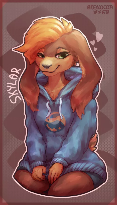 Snuggly bunnies in hoodies: Yay or nay? [art by me] Commissions open!