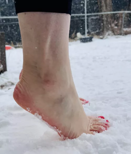 So cold! But had to get these pics for everyone!