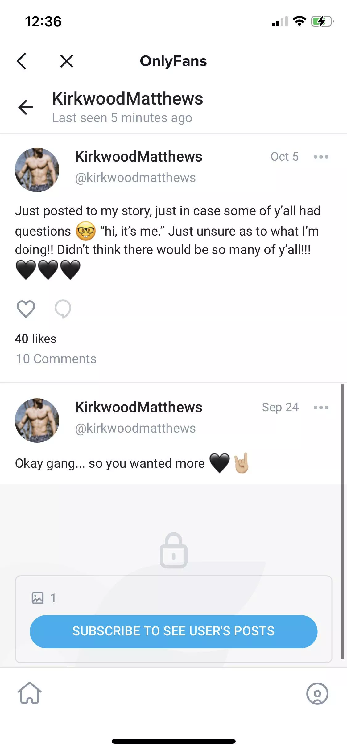 so looks like jack has an onlyfans...anyone care to take one for the team? 👀