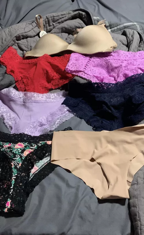 So many new panties! Which should I wear first 😍