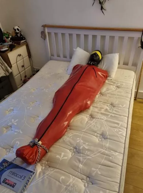 So on Saturday I'm getting put in this exact bondage or close enough chained & padlocked & left completely alone in the house for a few hours. I'm so exited & a tad nervous lol may do a video & some pics ;) I have someone coming after a