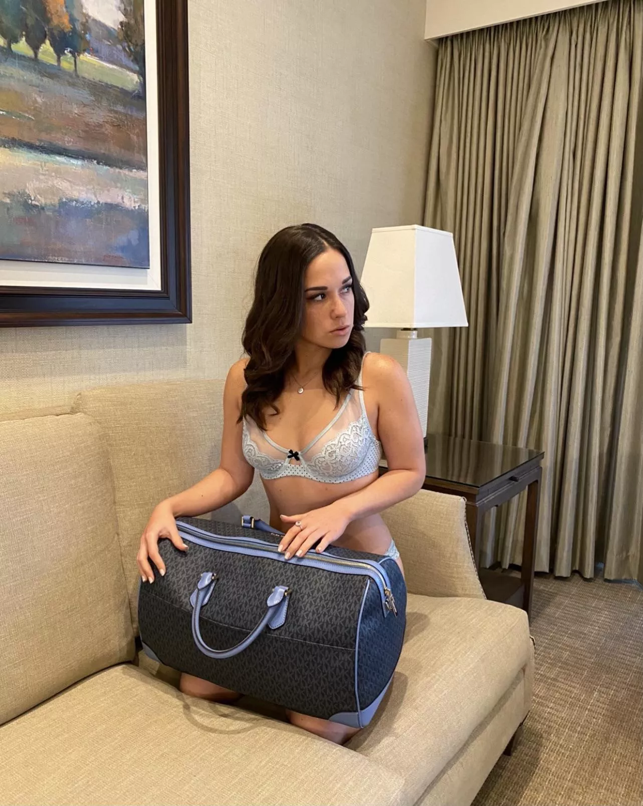 So small that I’m pretty much the size of my duffle bag :P