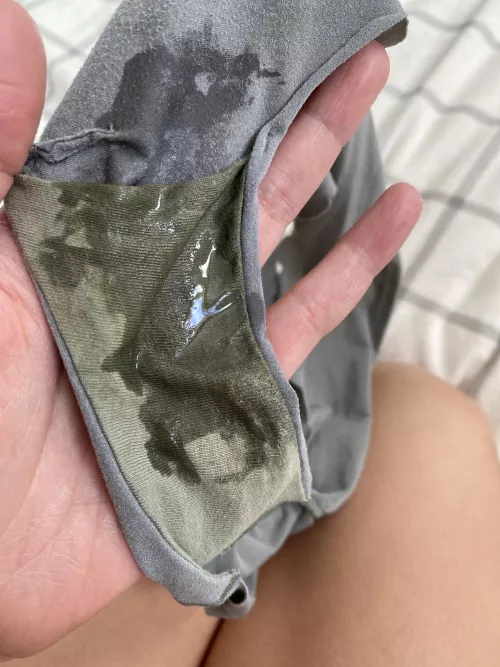 Soaked my panties again from sucking 🍆