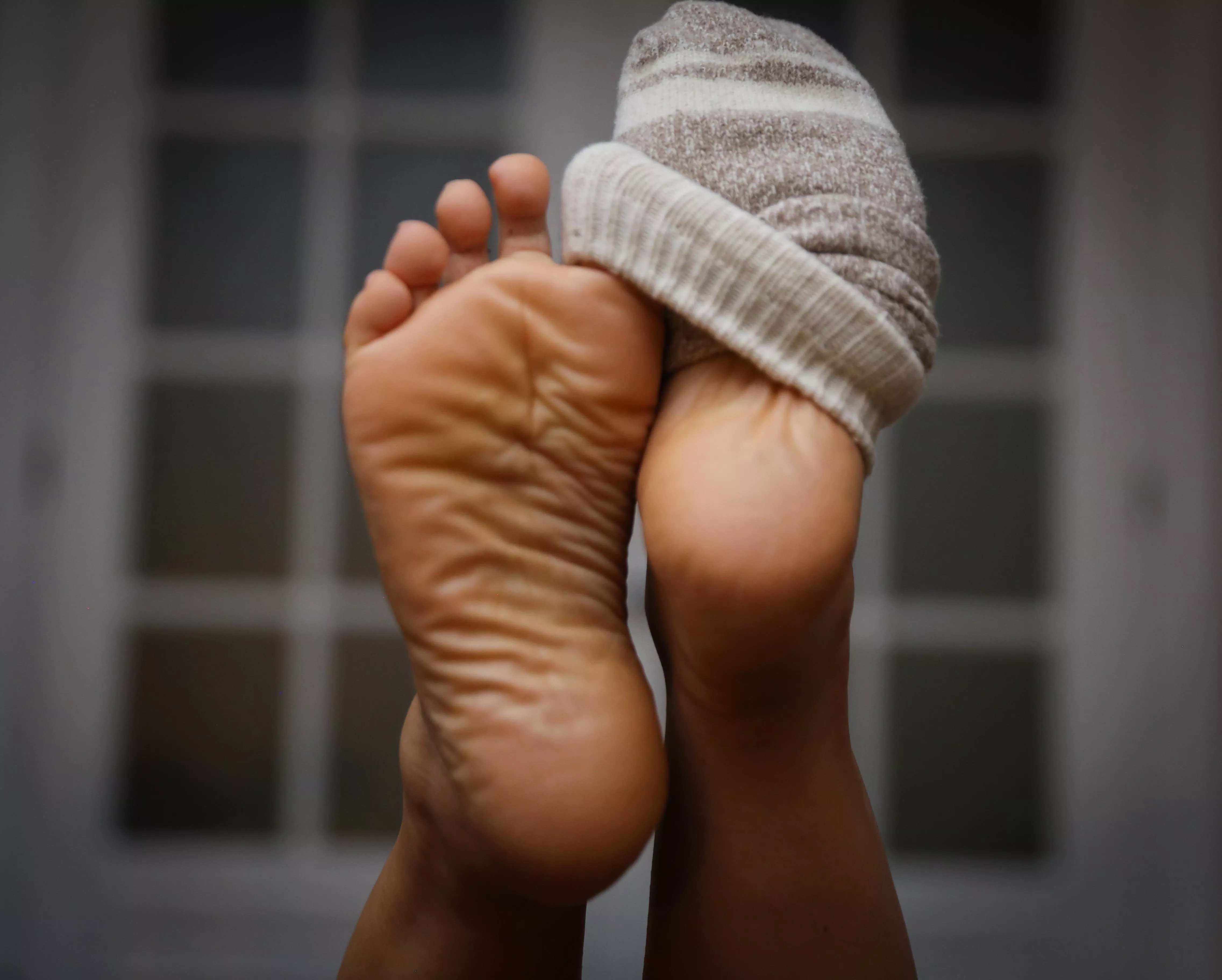 Socks coming off Socks coming off