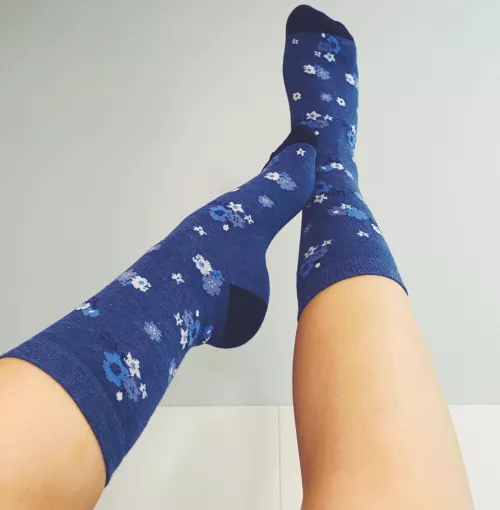 Socks on but panties off 😈