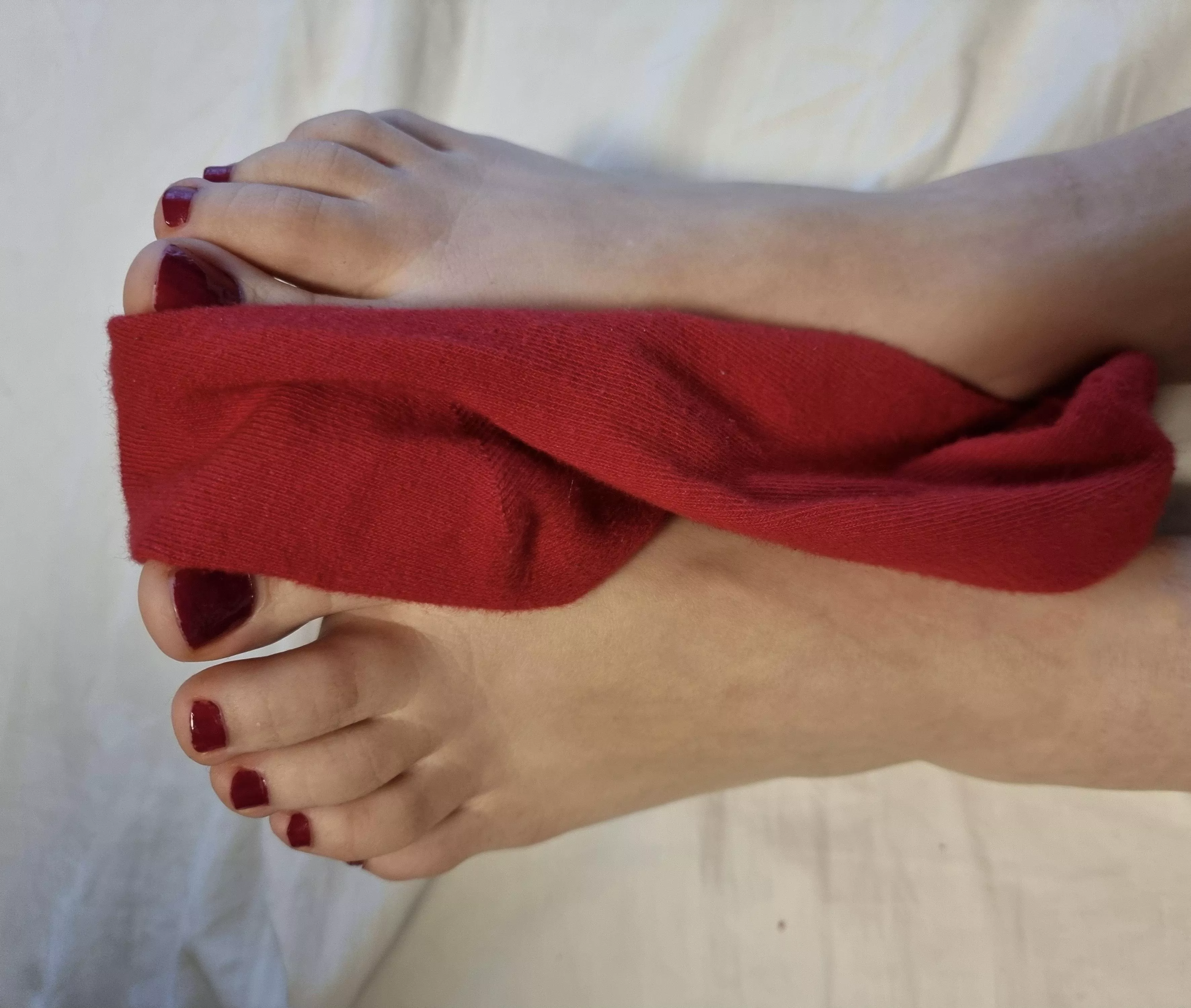 socks removed.. what now? 🔥