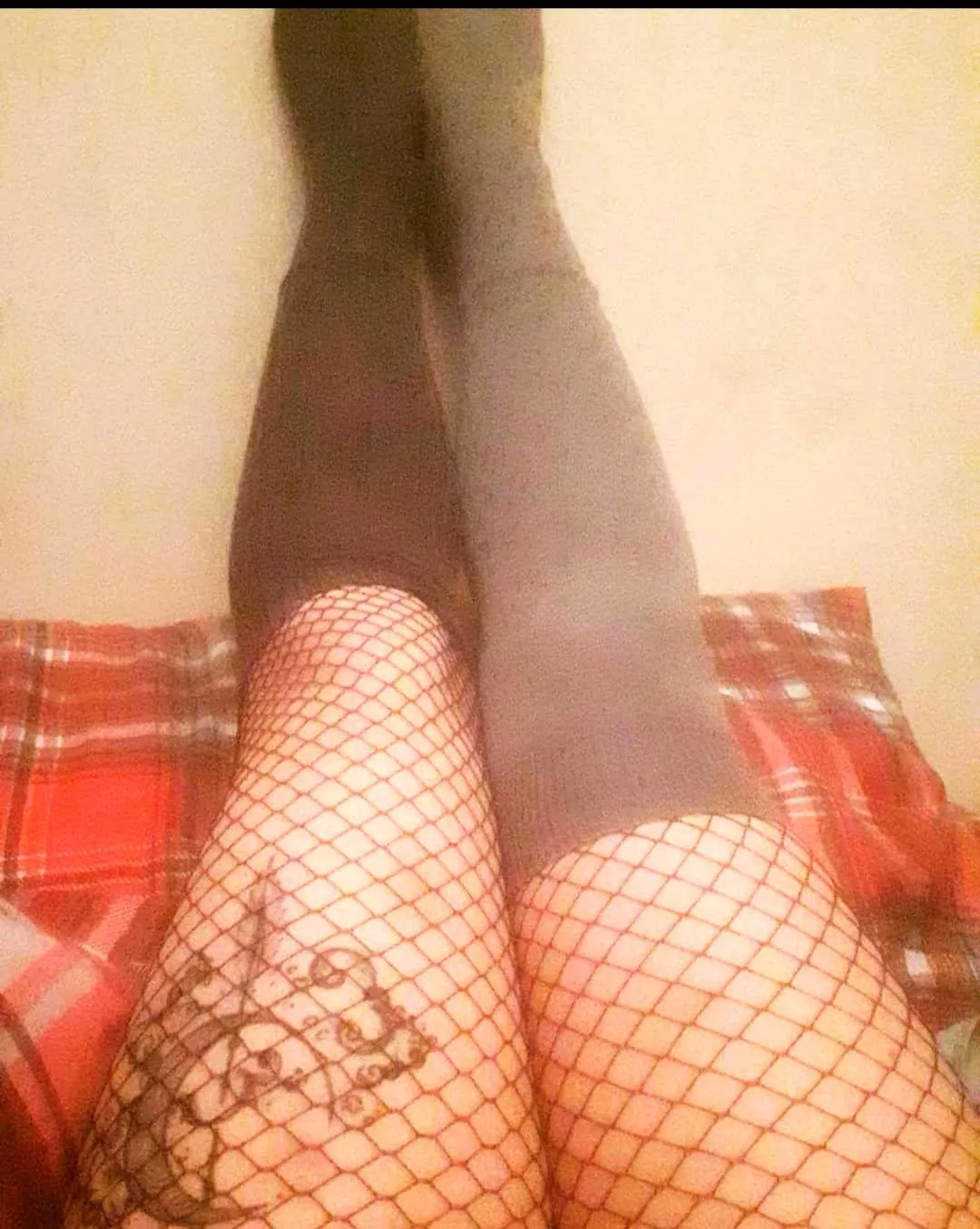 Socky sockys. Is it weird they're different colours and lengths? I think they look cute... Especially with fishnets ๐ฅบ Socky sockys. Is it weird they're different colours and lengths? I think they look cute... Especially with fishnets ๐ฅบ