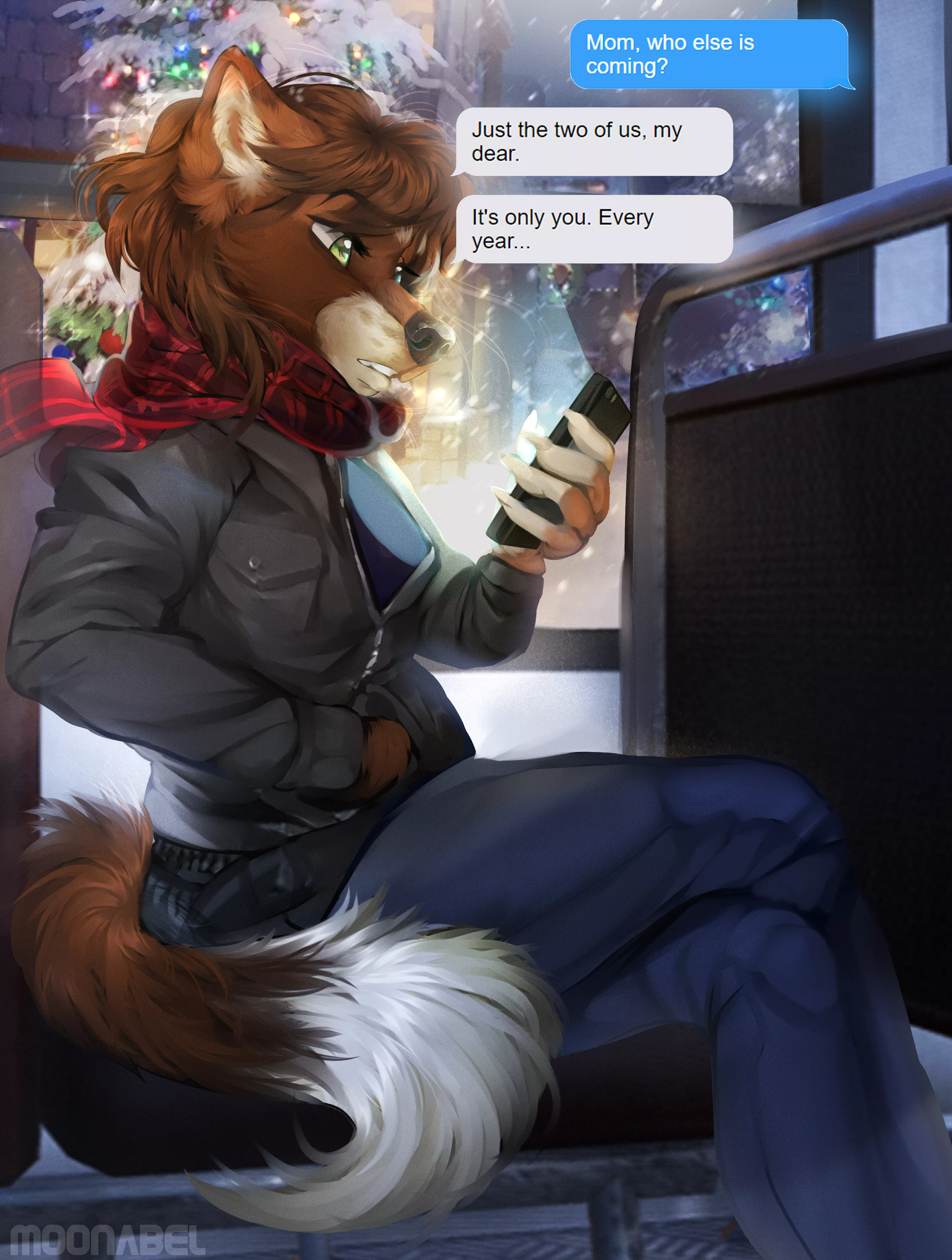 Solitude Holidays - commission work by me, @moonabel on FA