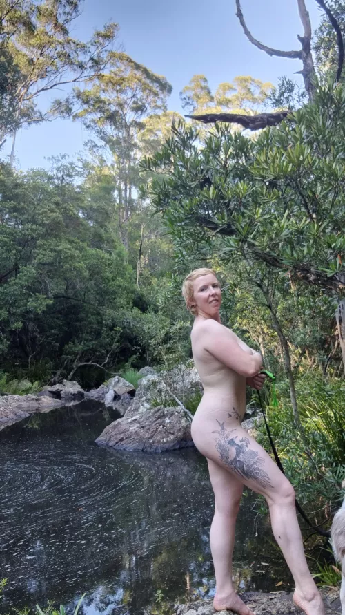 Solo adventure with doggo (who didn't quite make the shot)