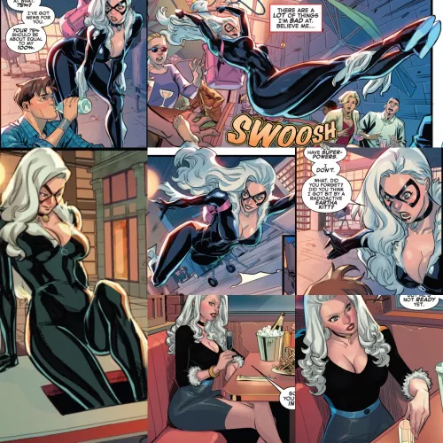Some Black Cat cheesecake from the recent ASM issue [Amazing Spider-Man #87 2022]