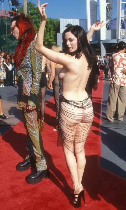 Some classic 90s booty, Rose McGowan Some classic 90s booty, Rose McGowan