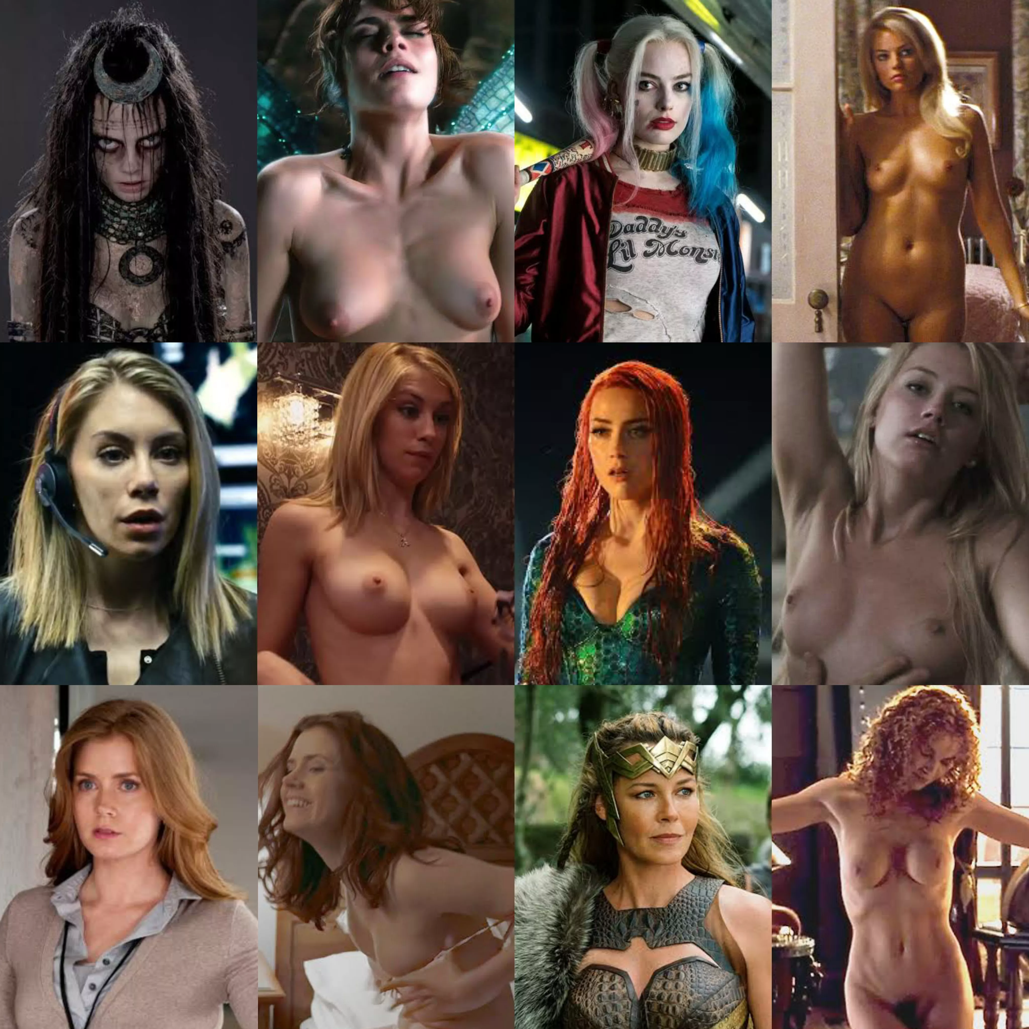 Some fine ladies of the DCEU (On/Off) [From Left to Right - Cara  Delevingne, Margot Robbie, Jennifer Holland, Amber Heard, Amy Adams, Connie  Nielsen] nudes | Watch-porn.net