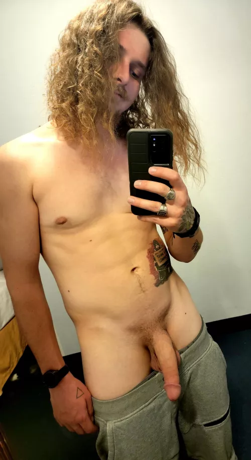 Some post shower cock for you