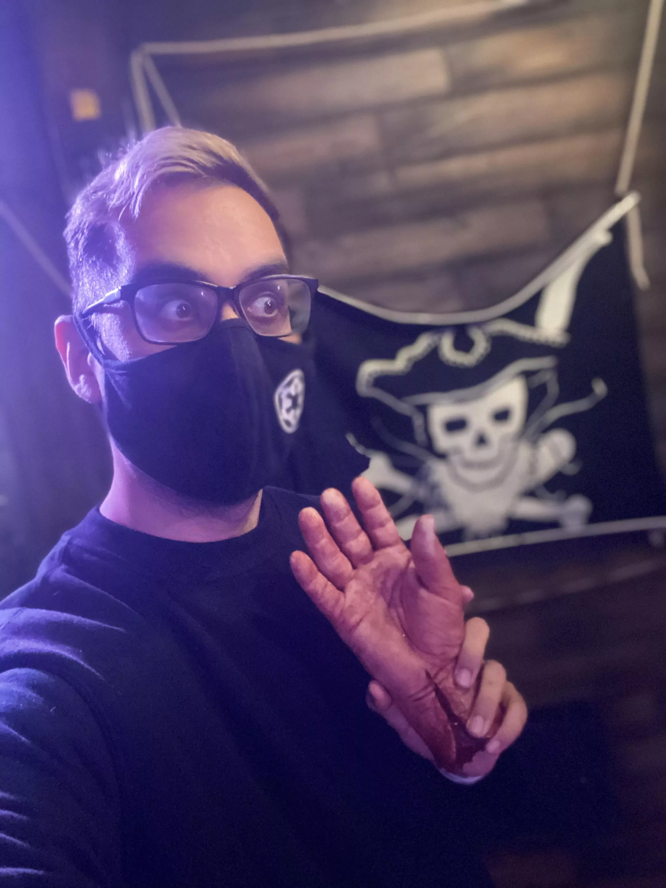 Some pun about, needing a hand or something, idk…