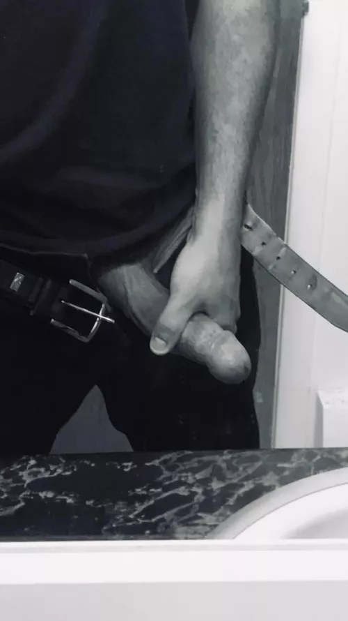 Some subtle size context using my belt