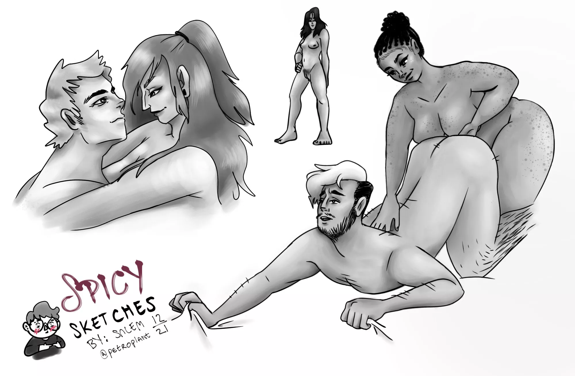 some uhhh warmup sketches from yours truly, thought y’all might like it!