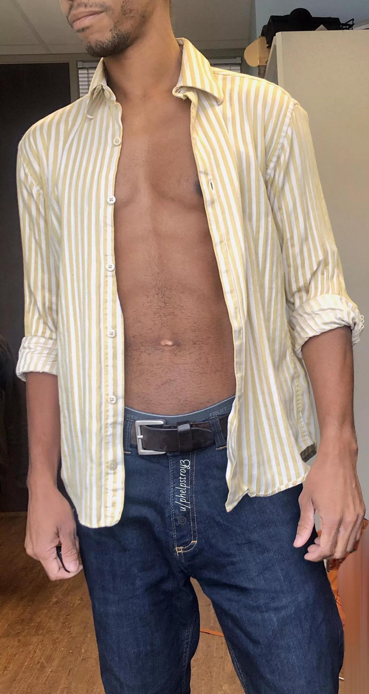 Somehow my shirts unbutton when I go in my office 🤷‍♂️