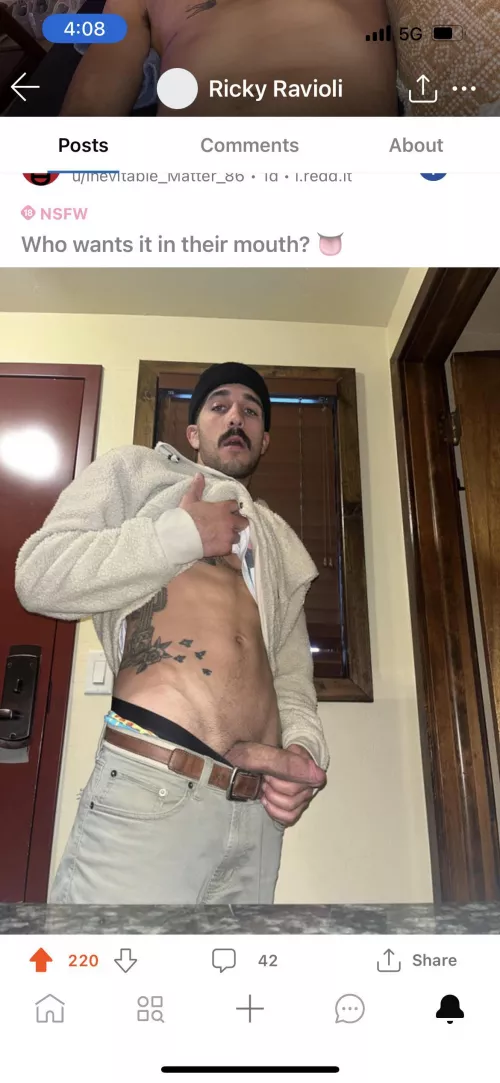 Someone come suck it ๐