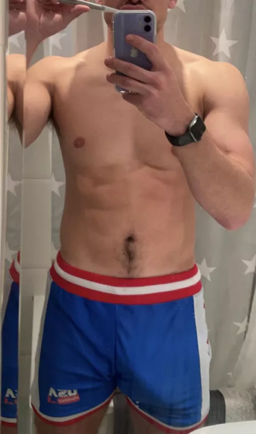 Something is hiding in these shorts😏 Something is hiding in these shorts😏