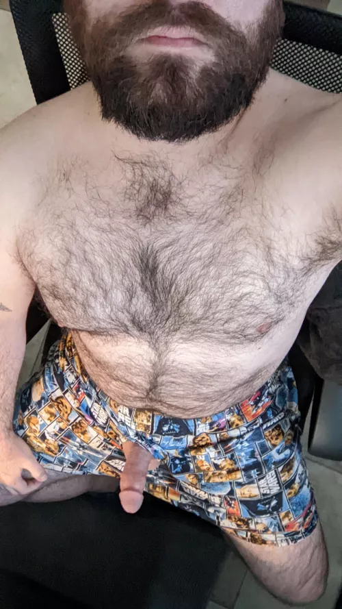 Something is peeking through my jammies