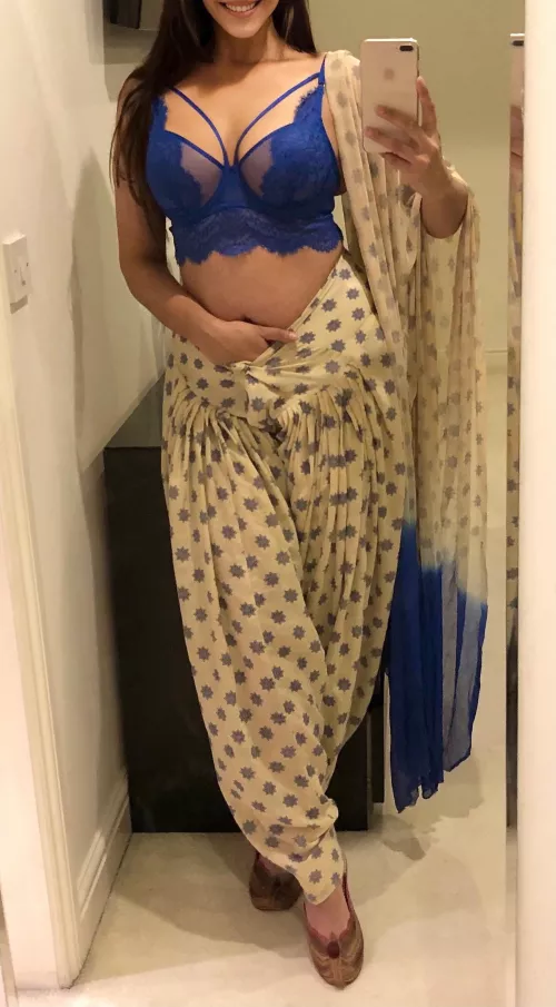 Sometimes a girl just wants to wear something traditional...π British Punjabi Indian