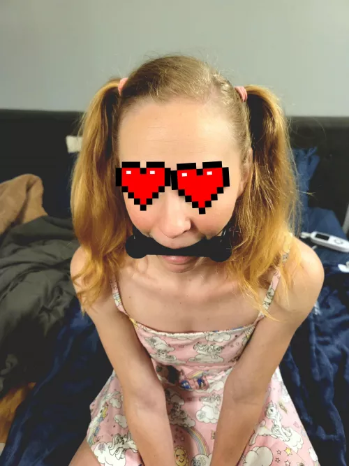 sometimes a little girl needs to be gagged