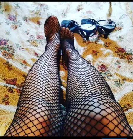 Sometimes a pair of fishnets are just sexy Sometimes a pair of fishnets are just sexy